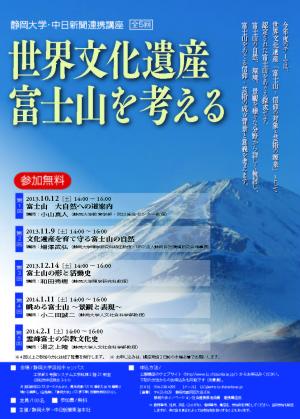 世界文化遺産富士山を考える